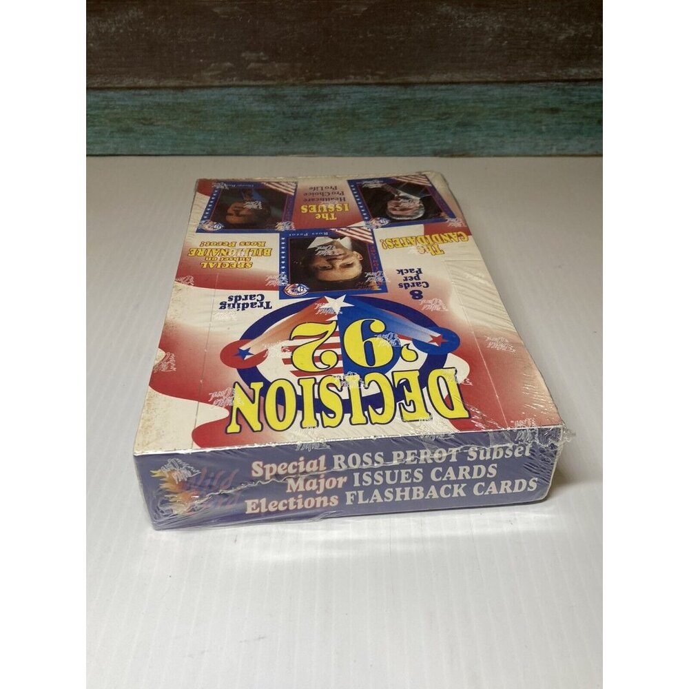 1992 Decision '92 Trading Card Box 36 Packs Sealed Bill Clinton George Bush NOS - Picture 7 of 7